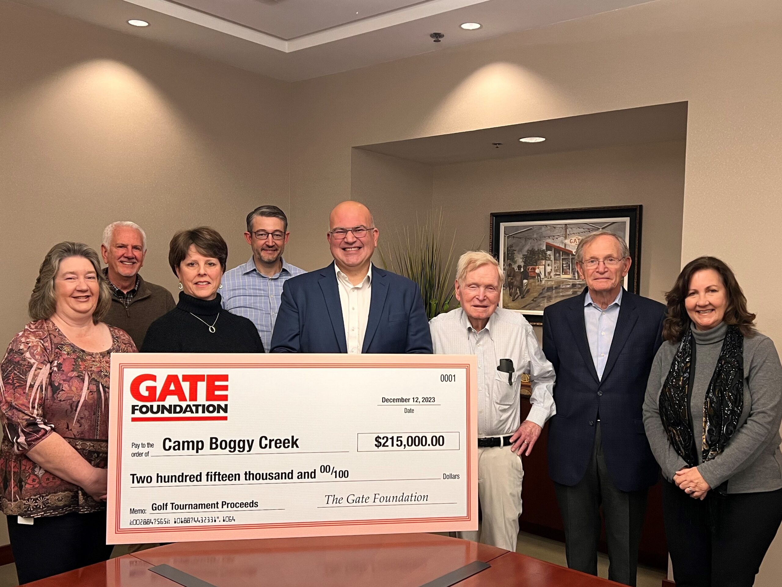 The GATE Foundation Annual Charity Golf Tournament Raises $215,000 for Camp Boggy Creek