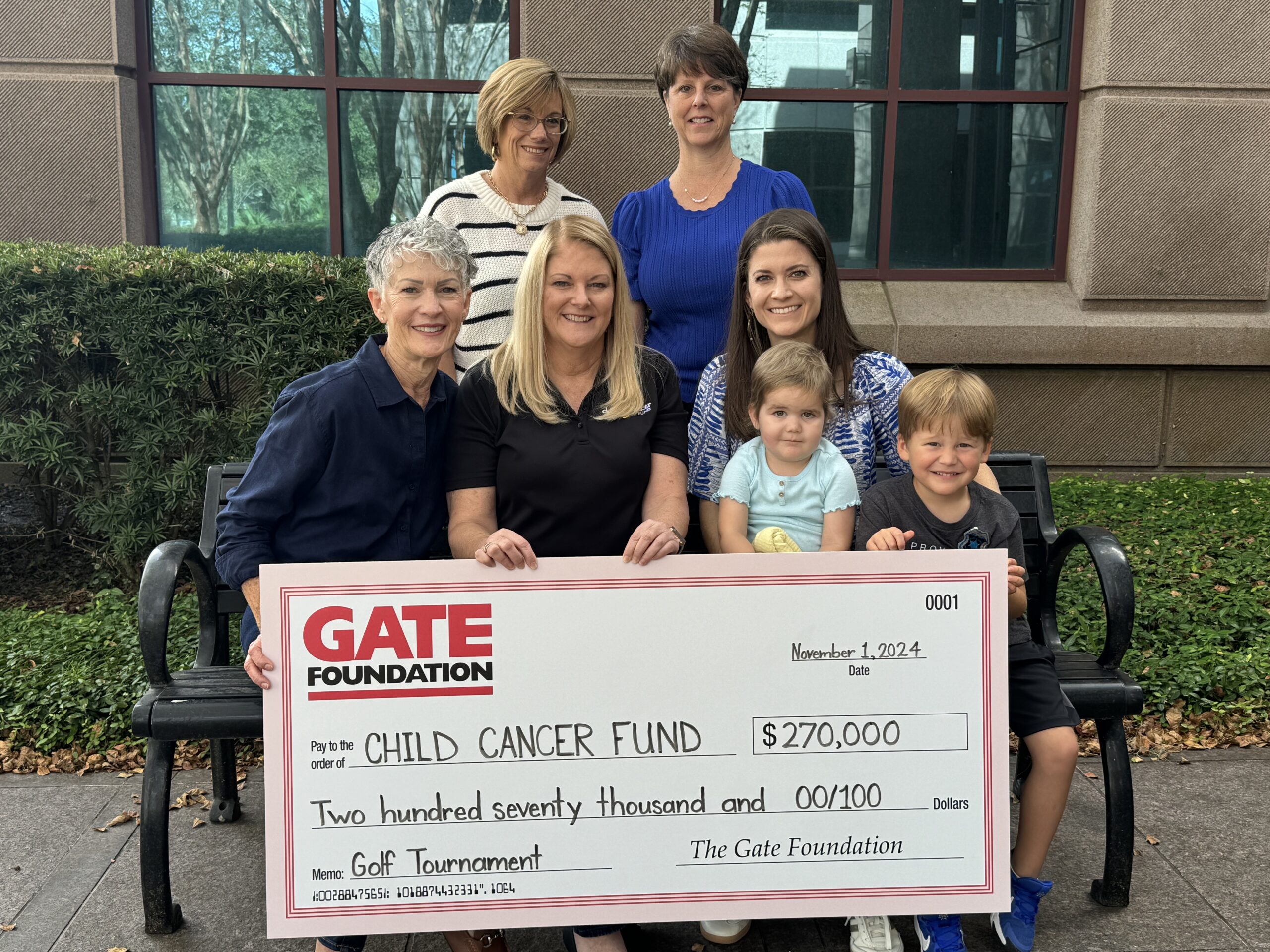 The GATE Foundation raises $270,000 to benefit Child Cancer Fund